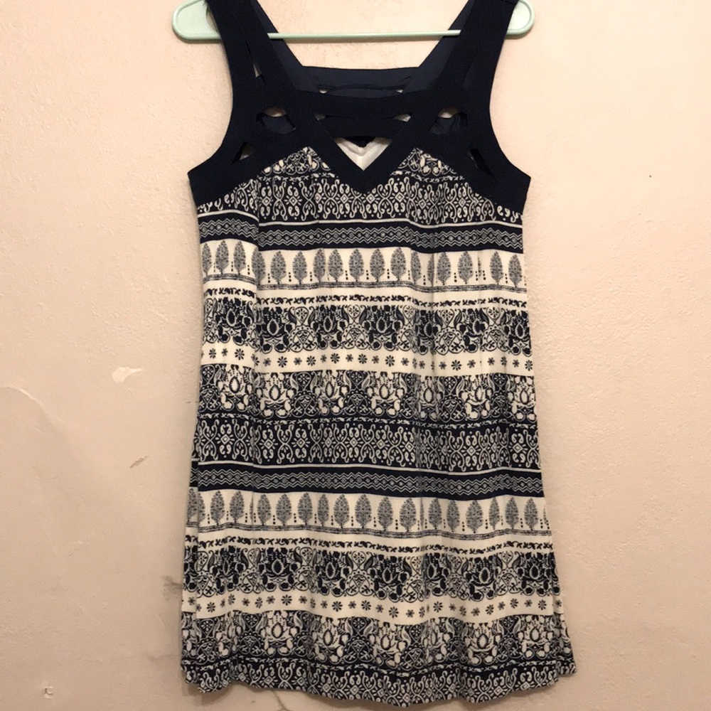 Boho Cut-Out Sleeveless Dress